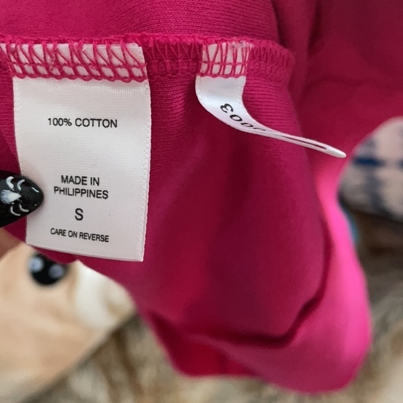New York & Company Fuchsia Cotton size Small g - Picture 4 of 6